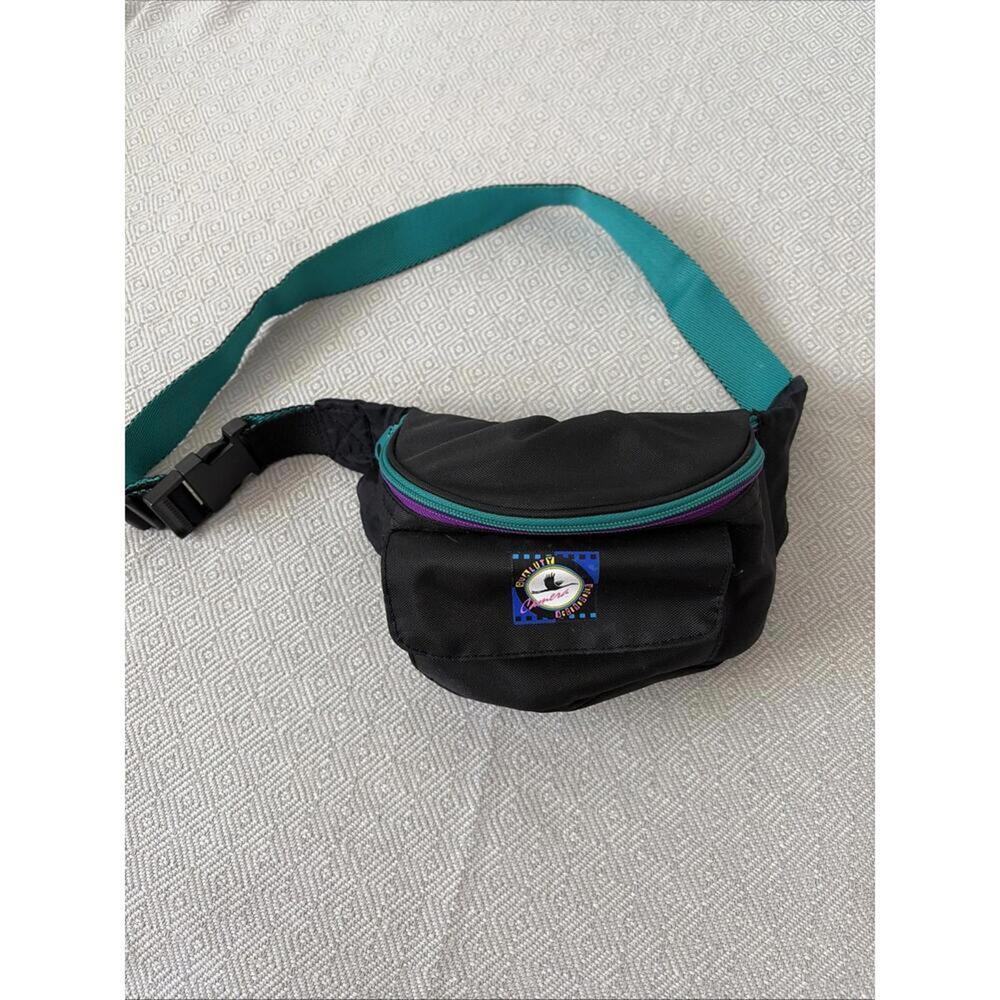 Vintage 80s 90s Retro Y2K Nylon Fanny Pack Adjustable Coachella Festival Bag